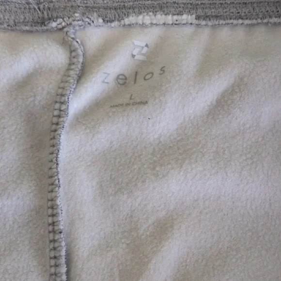 ZELOS Men's Light Gray Joggers  with Three pockets. Size L. Brand New. - Picture 4 of 14